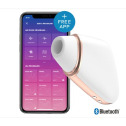 Вакуумний кліторальний стимулятор Satisfyer Love Triangle White з керуванням через інтернет