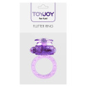 Эрекционное кольцо с вибрацией Toy Joy, фиолетовое