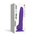 Реалістичний фалоімітатор Strap-On-Me SOFT REALISTIC DILDO Violet - Size M