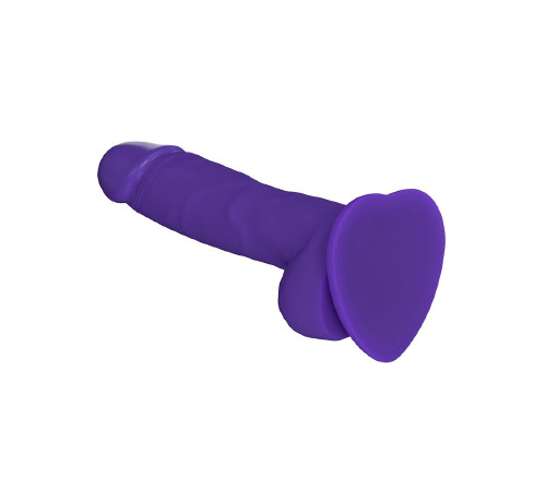 Реалістичний фалоімітатор Strap-On-Me SOFT REALISTIC DILDO Violet - Size M