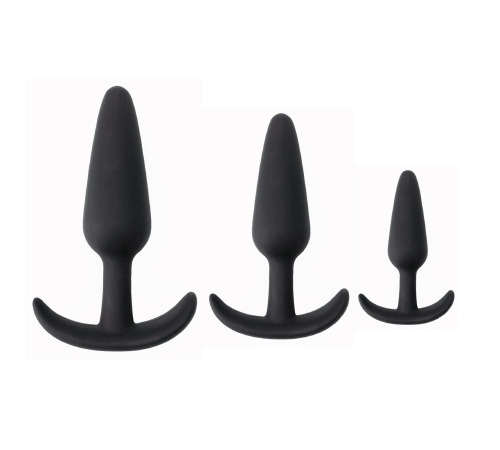 Анальна пробка Velvet Bullet S, оксамитовий силікон, колір Чорний