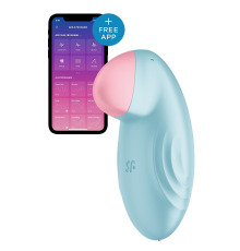 Смарт-вибратор для клитора Satisfyer Tropical Tip Light Blue