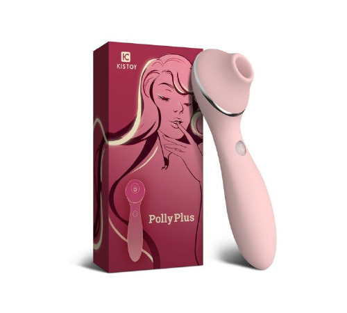 Вакуумный вибратор KISTOY Polly Plus Pink