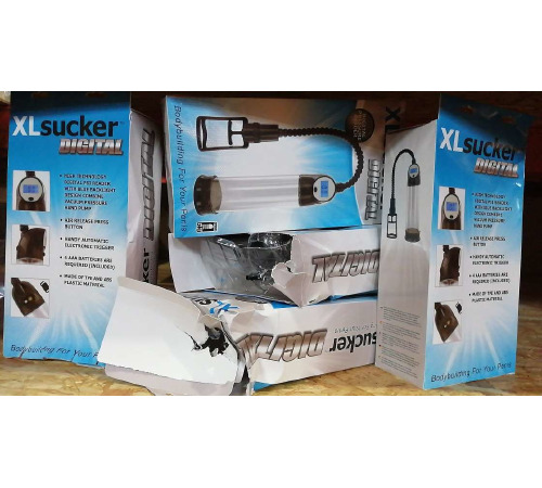 Вакуумная помпа XLsucker Digital с электронным манометром (испорчена упаковка)