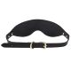 Розкішна маска на очі Zalo Blindfolds Black, натуральна шкіра