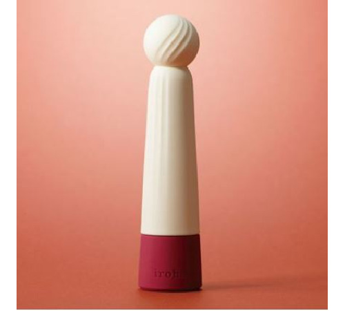 Минивибратор IROHA RIN Akane с экстра мягким кончиком, 4 режима работы, на батарейках