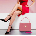 Вибратор в сумочке Rianne S Essentials Classique Vibe Posh French Rose