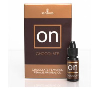 Збуджувальні краплі для клітора Sensuva ON Arousal Oil for Her Chocolate (5 мл) зі смаком шоколаду