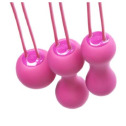 Набор вагинальных шариков Je Joue - Ami Fuchsia, диаметр 3,8-3,3-2,7см, вес 54-71-100г