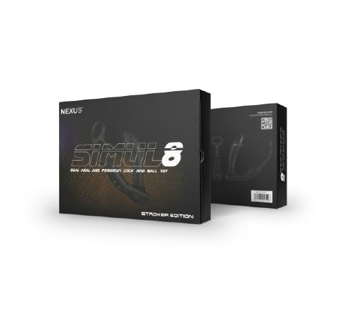 Массажер простаты Nexus Simul8 Stroker Edition с эрекционным кольцом, жемчужный массаж + вибрация