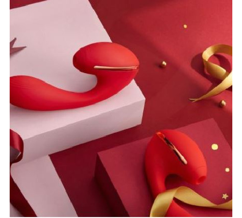 Вакуумний вібратор KISTOY Tina з підігрівом, вагінально-кліторальний, діаметр 3,5см