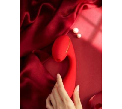 Вакуумний вібратор KISTOY Tina з підігрівом, вагінально-кліторальний, діаметр 3,5см