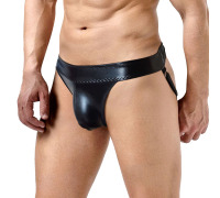 Мужские виниловые трусы Art of Sex - Atlante, размер L-2XL, цвет черный