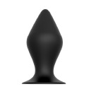 Анальная пробка BLACK PLUG WITH SUCTION CUP