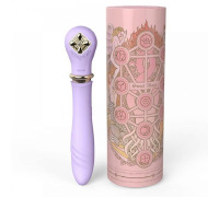 Вібромасажер-пульсатор із підігрівом ZALO DESIRE, Fantasy Violet