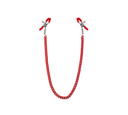 Зажимы для сосков с цепочкой Feral Feelings - Nipple clamps Classic, красный