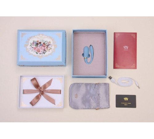 Вибромассажерс функцией управления со смартфона  ZALO Fanfan, Royal Blue