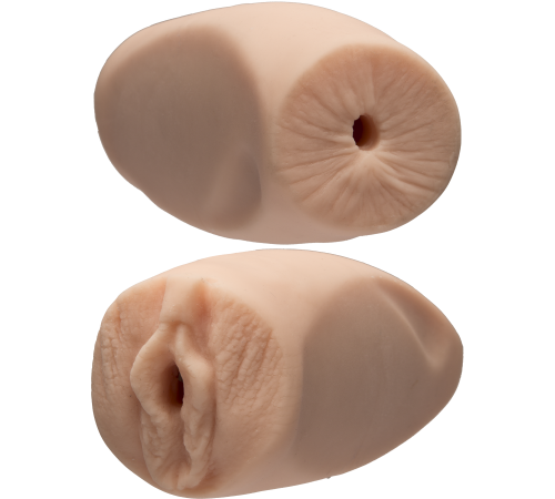 Мастурбатор двосторонній Doc Johnson Dani Daniels/Cherie Deville Ultraskyn, вагіна/попка