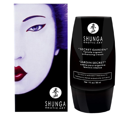 Стимулювальний гель для клітора Shunga Secret Garden (30 мл), розігрів, поколювання