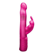 Вибратор-кролик Dorcel Baby Rabbit Pink с жемчужным массажем и вращающейся головкой