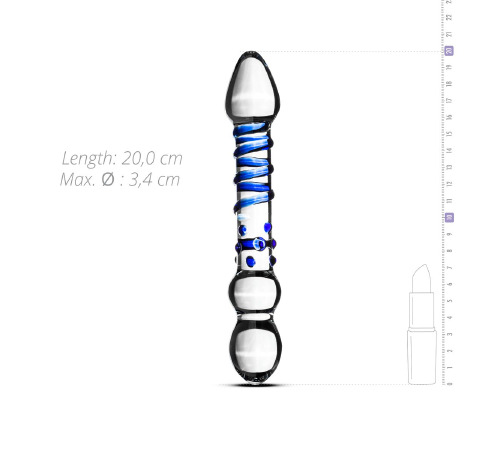 Стеклянный дилдо Gildo Glass Dildo No. 21
