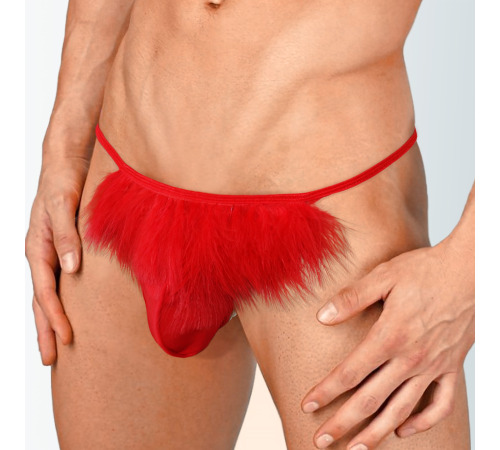 Мужские трусики с жемчужной нитью, размер XS-M