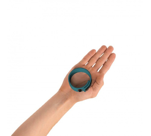 Регульоване ерекційне кільце на кнопках Love To Love HERO RING - TEAL ME