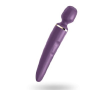 Вібромасажер Satisfyer Wand-er Woman (Purple/Gold) водонепроникний, потужний, розмір XXL