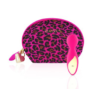 Мини-вибромассажер RIANNE S - Lovely Leopard Mini Wand Pink
