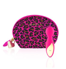Мини-вибромассажер RIANNE S - Lovely Leopard Mini Wand Pink