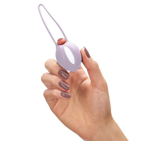 Вагінальна кулька Fun Factory SMARTBALL UNO, бузкова, одинарна, діаметр 3,6 см