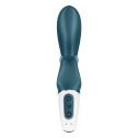 Смарт вибратор кролик Satisfyer Hug Me Bluegrey, 2 мотора, диаметр 4,2см, широкая клиторальная часть