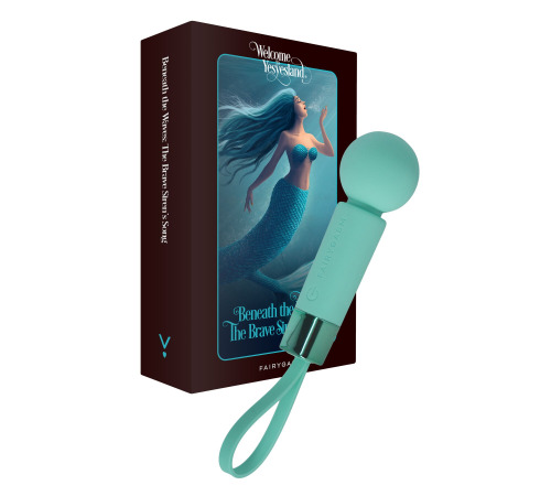 Мини-вибромассажер FairyGasm Pearlstasy green