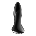 Анальная смарт-вибропробка с жемчужным массажем Satisfyer Rotator Plug 1+ Black