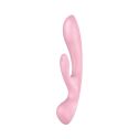 Двусторонний вибратор-кролик Satisfyer Triple Oh Pink, 3 мотора, рукоятка-массажер