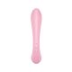 Двусторонний вибратор-кролик Satisfyer Triple Oh Pink, 3 мотора, рукоятка-массажер