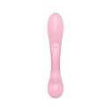 Двусторонний вибратор-кролик Satisfyer Triple Oh Pink, 3 мотора, рукоятка-массажер