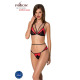 Комплект білизни Passion PEONIA SET XXL/XXXL red, бра, трусики