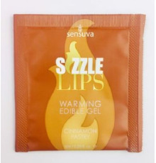 Пробник массажного геля Sensuva - Sizzle Lips Cinnamon Pastry (6 мл)
