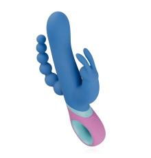 Вибратор кролик с ротацией и анальным стимулятором PMV20 Vice - Double Vibrator