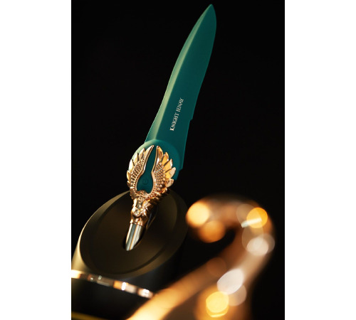 Вишуканий вібратор Knight Jenay FLOWERS&SWORD, маска, стрічка та лубрикант у комплекті