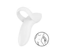 Вибратор на палец Satisfyer Bold Lover White, гибкий