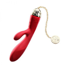 Вибромассажер - кролик с функцией управления со смартфона ZALO Rosalie, Bright Red