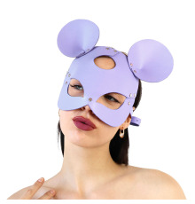 Кожаная маска мишеняти Art of Sex - Mouse Mask, цвет Лавандовый