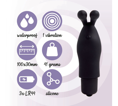 Вибратор на палец FeelzToys Magic Finger Vibrator Black