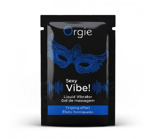ПРОБНИК Рідкий вібратор SEXY VIBE вібрація: середня, 2 мл Orgie (Бразилія-Португалія)