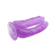 Фаллоимитатор двойной на присоске фиолетовый Chisa Hi-Rubber 7.9