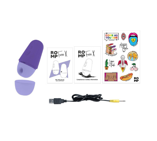 Вакуумный клиторальный стимулятор Romp Free X