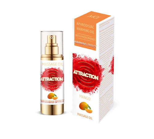 Разогревающее массажное масло с феромонами MAI PHEROMON MASSAGE OIL - MANGO (30 мл)