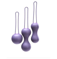 Набор вагинальных шариков Je Joue - Ami Purple, диаметр 3,8-3,3-2,7см, вес 54-71-100г